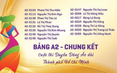 Kết quả vòng Bán kết Cuộc thi Duyên dáng Áo dài Thành phố Hồ Chí Minh lần thứ 8 năm 2022 - Hình 3 Kết quả vòng Bán kết Cuộc thi Duyên dáng Áo dài Thành phố Hồ Chí Minh lần thứ 8 năm 2022 - Hình 3